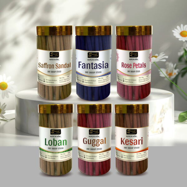 ROSE PETALS / SAFFRON SANDAL / FANTASIA /GUGGAL/LOBAN/KESARI
