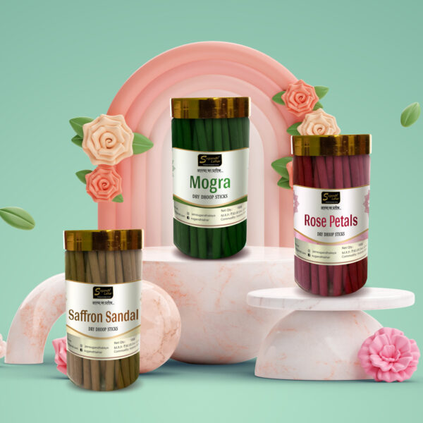 Rose Petals /  Mogra / Saffron Sandal